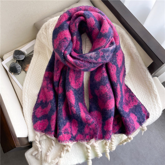 Women's Winter Scarf Pashmina Soft Warm Cashmere Plain Elegant