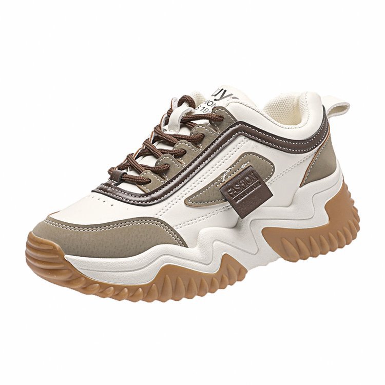 Damen Sport Sneaker | Freizeit Schuhe mit Kontrast-Schnürung