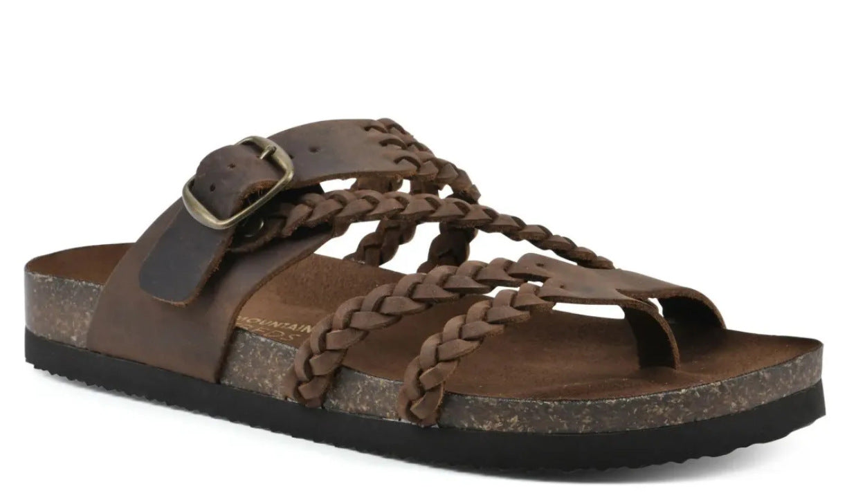 Women's Braided Strap Sandals | Flat Summer Shoes