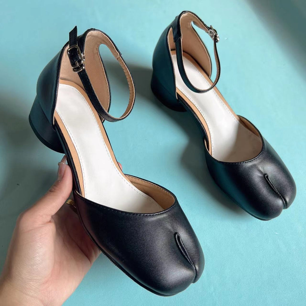 Damen Tabi High Heels Split Toe | avantgarde modische Schuhe