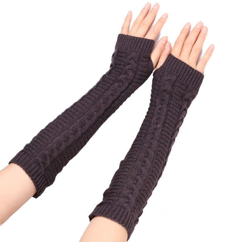 Damen Lange Fingerlose Handschuhe – Korean Style Armwärmer