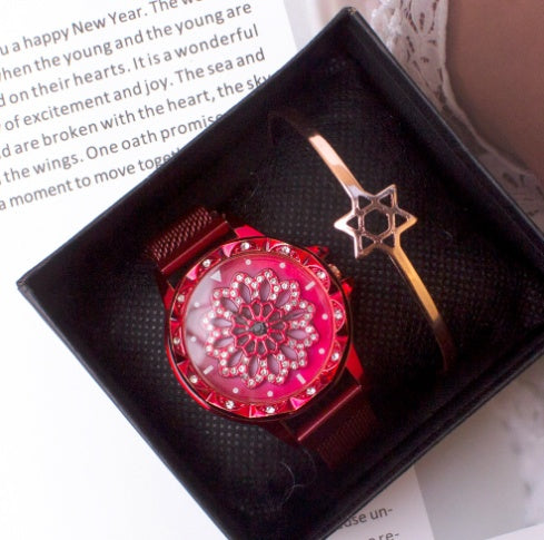 Women's Rotating Dial Watch | Elegant Quartz Fashion Watch