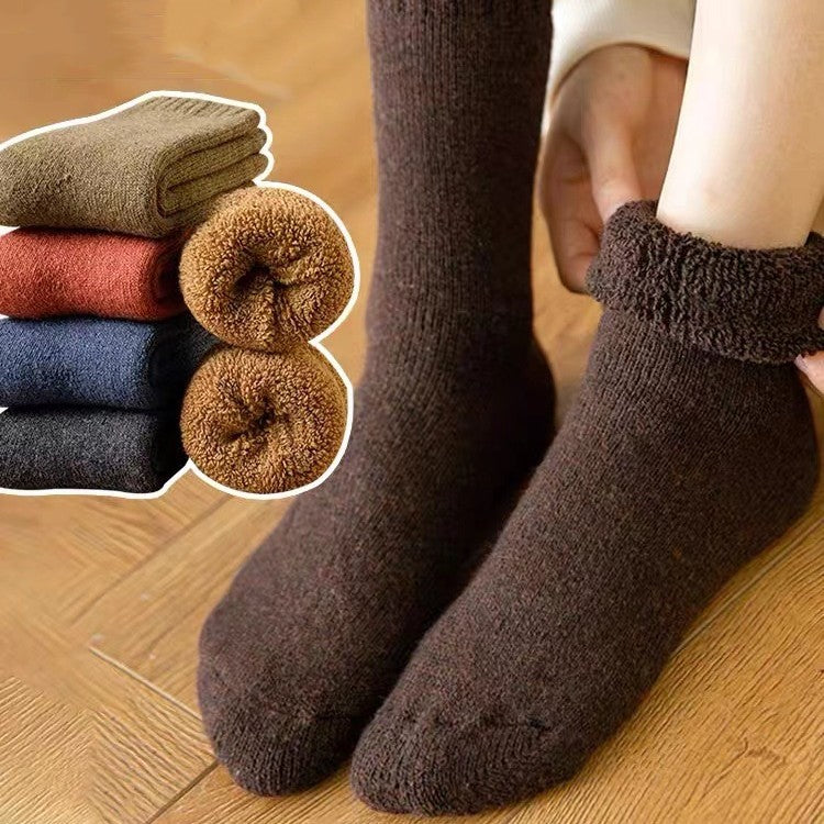 Damen Wollsocken Winter Warm – Dicke Komfort Herbst Socken