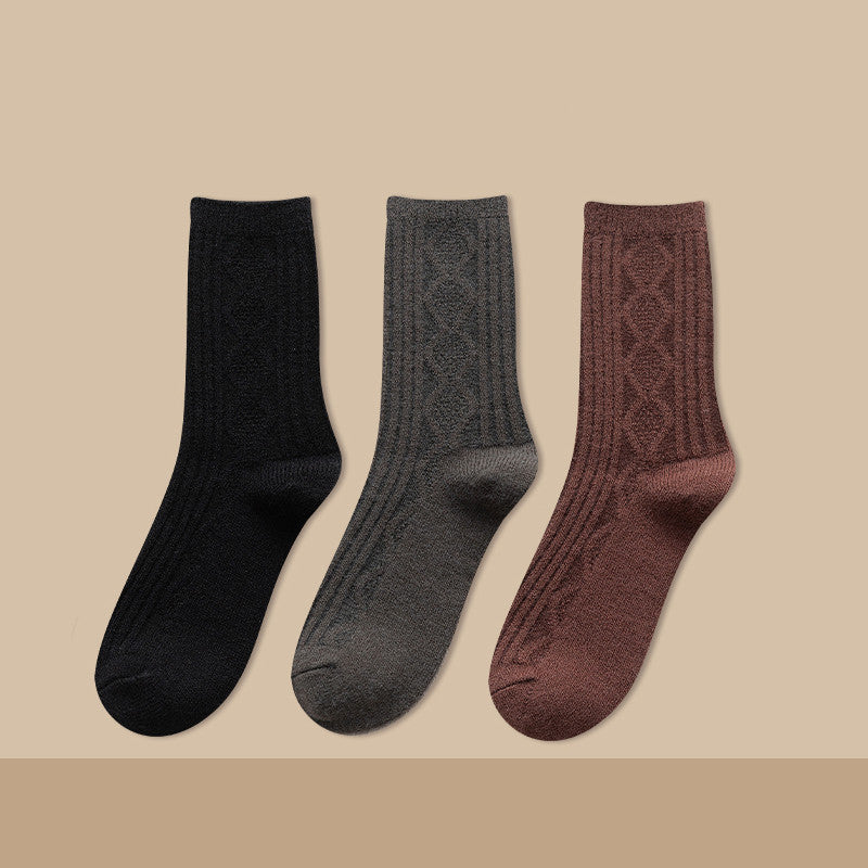 Damen Kaschmir Kniestrümpfe Warm – Dicke Kuschel Langsocken