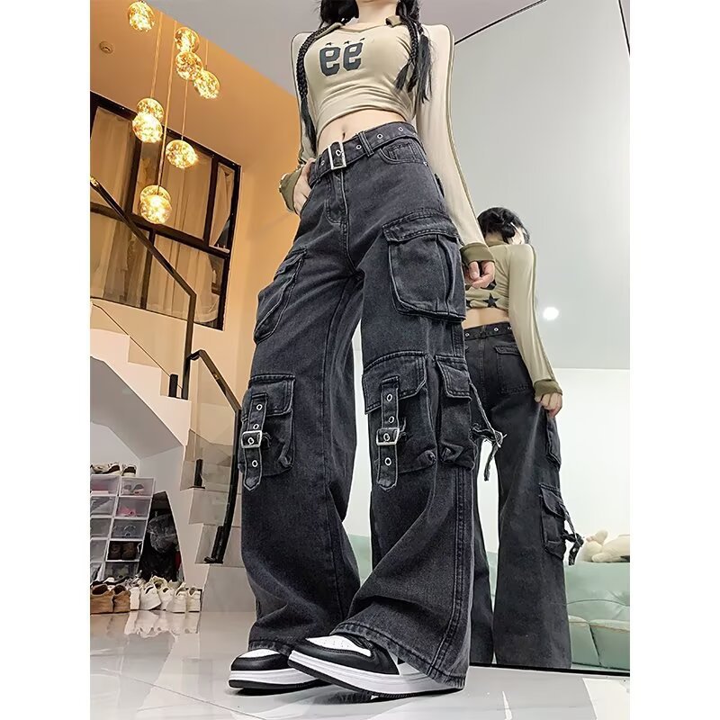 Women's Casual Straight Wide Leg Trousers – Elegant Leisure Trousers