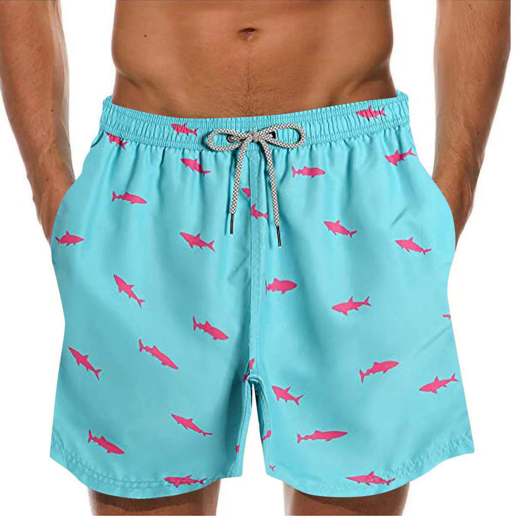 Men's Beach Swim Shorts – Casual Swim Trunks Summer Style