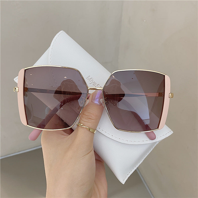 Damen Sonnenbrille Double Brow – Trendige Fashion UV Brille
