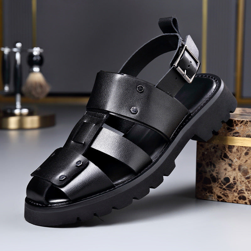 Men's XXL Platform Sandals Breathable Comfort Casual Shoes