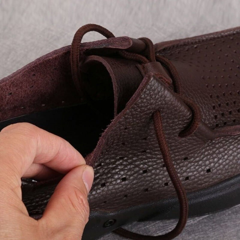 Men's Business Shoes | Breathable Hollow Casual Elegant
