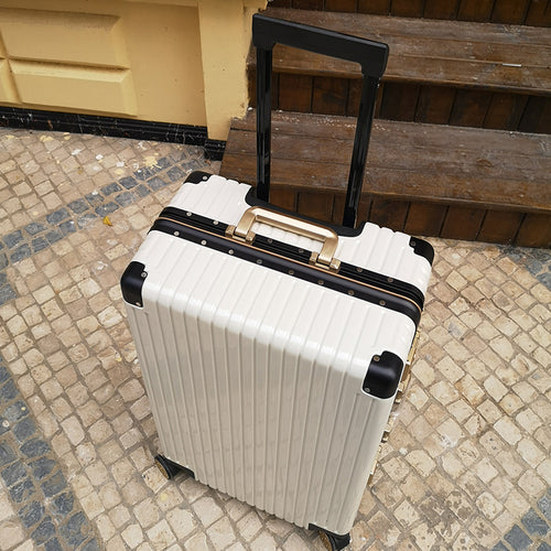 Aluminum Frame Hardshell Suitcase | Premium Trolley Secure & Stable