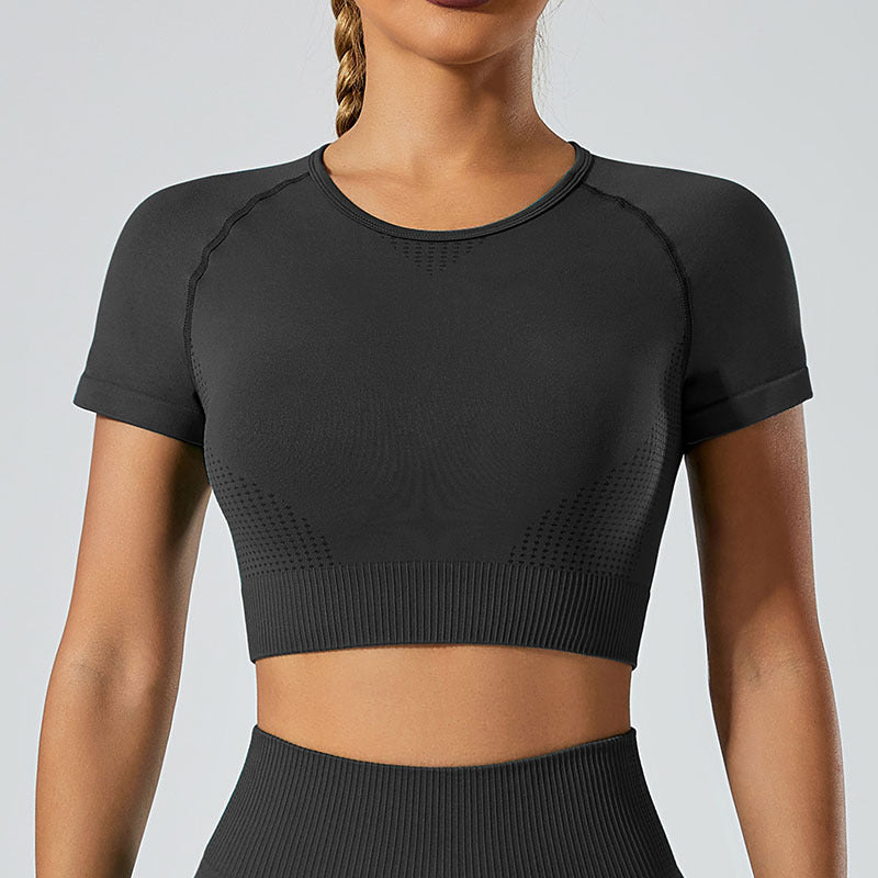 Women's Sports Set – Yoga Top & Leggings, Breathable & Flexible