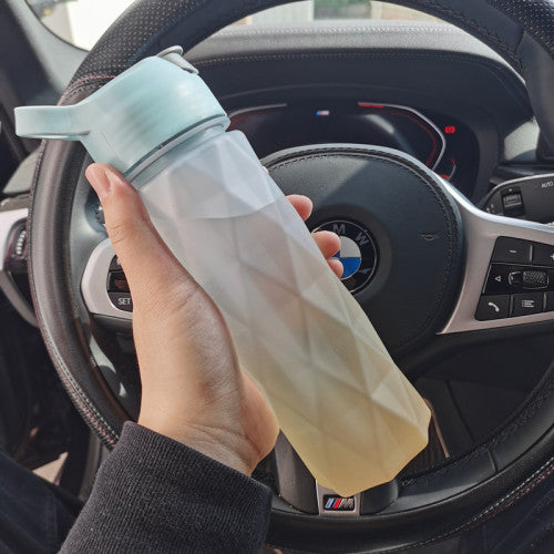 Spray Drinking Bottle Premium – Sports Water Bottle with Mist Function