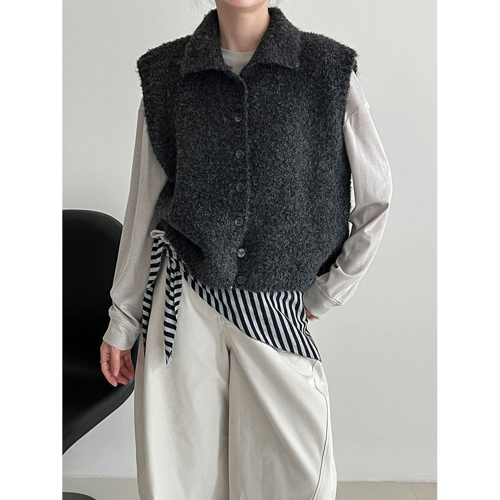Damen Weste mit Stehkragen – Locker, Layered Look & Modern