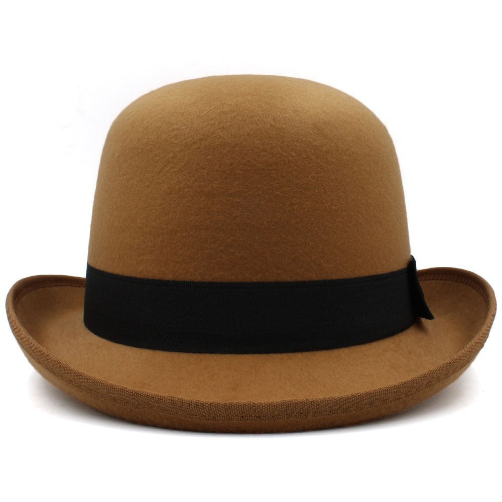 Men's Felt Hat Wool | British Classic Round Crown Elegant