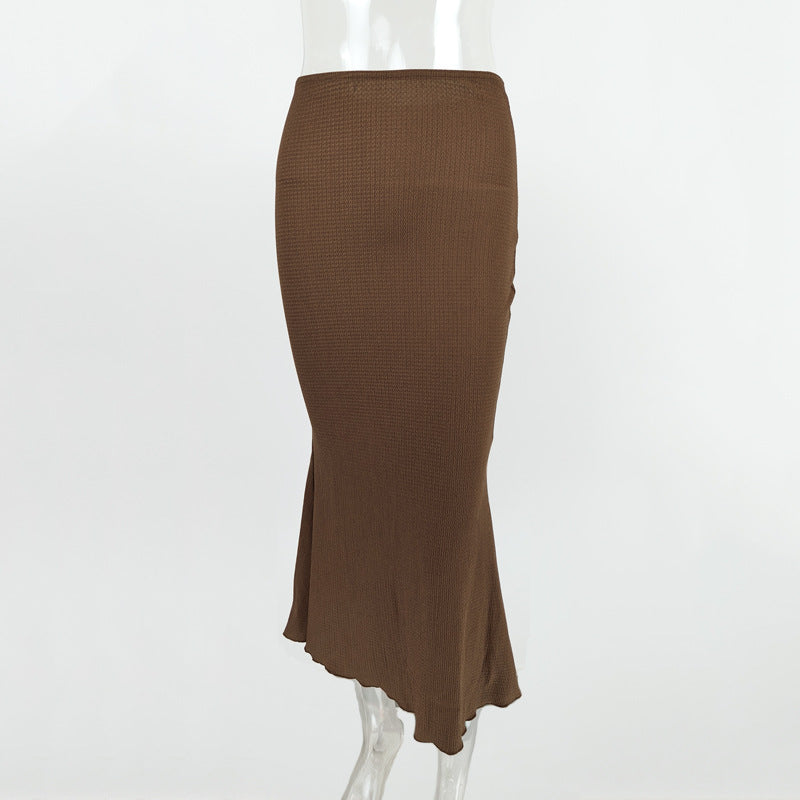 Eleganter Meerjungfrau Midirock – Figurbetonter Damen Bleistiftrock