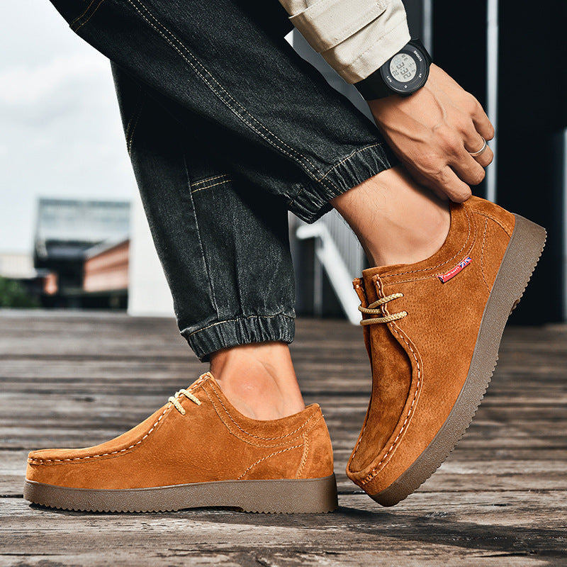 Herren Wildleder Sneaker | British Style Outdoor Schuhe Elegant
