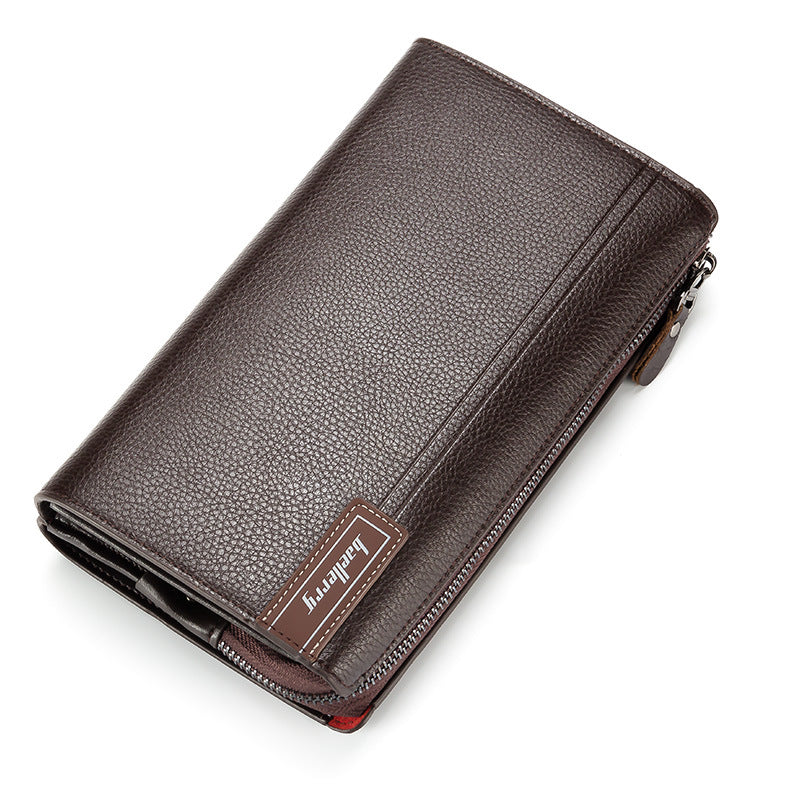 Men's Leather Clutch | Business Bag | Stylish Wristlet Bag