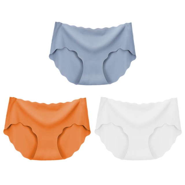 3-Pack Women's Seamless Briefs | Silky Look Sexy Underwear
