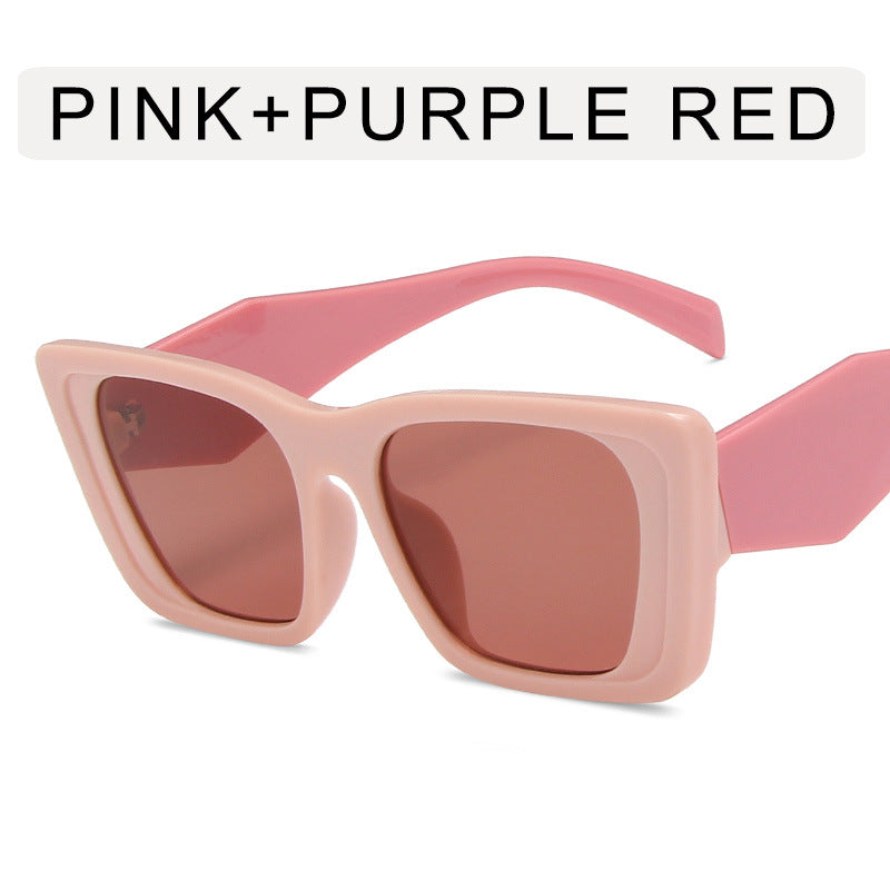 Retro Oversize Cat Eye Sonnenbrille | Damen UV400 Luxus