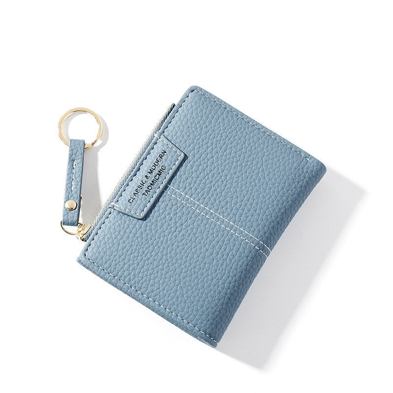 Women's Small Wallet | Card Slots & Trendy Keychain
