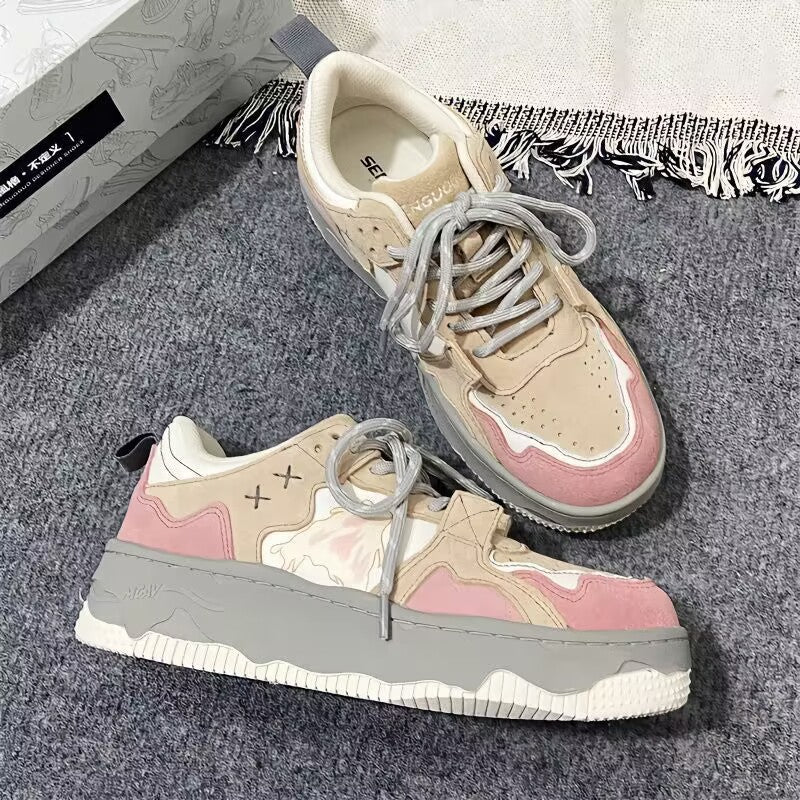 Women's Retro Sneakers – Stylish Student Casual Shoes