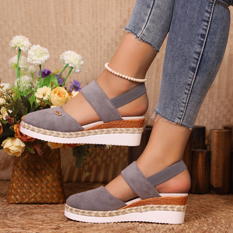 Women's Espadrille Wedge Sandals | Braided Summer Shoes