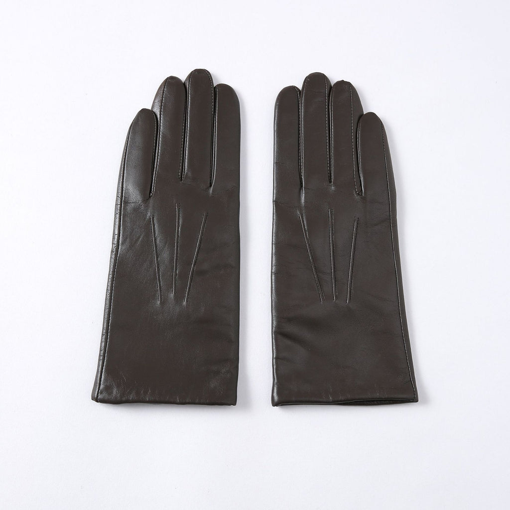 Damen Lange Ziegenleder Handschuhe – Wollgefüttert Driving Style