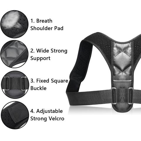 Adjustable Back & Posture Corrector | Orthopedic Back Support