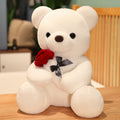 Teddy Bear with Roses | Plush Gift Valentine's Day Cushion