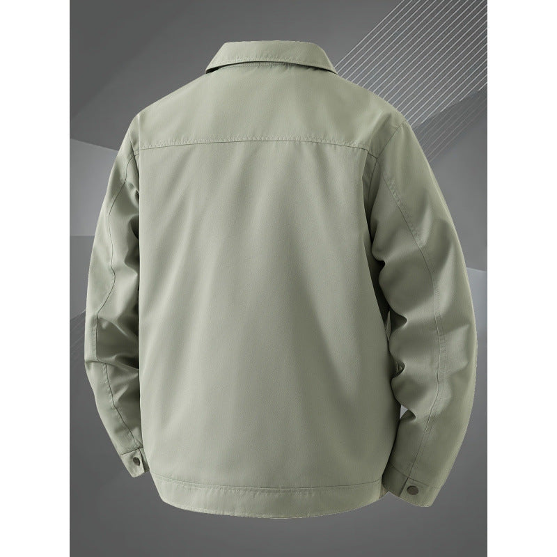 Men's Slim Fit Jacket Plain – Elegant Casual Jacket