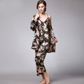 Women's 3-piece Silk Pajama Set – Luxury, Comfort & Elegant Style