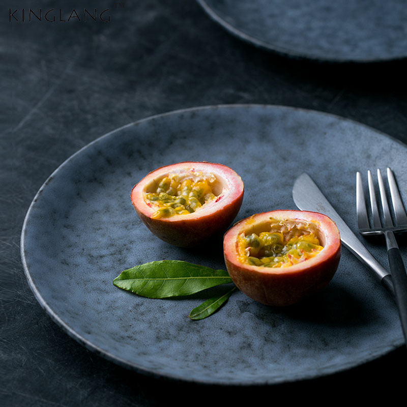 Keramik Teller rund modern | Frühstücksteller Design elegant