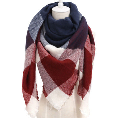 Damen Dreiecksschal Elegant | Herbst Winter Schal Stola