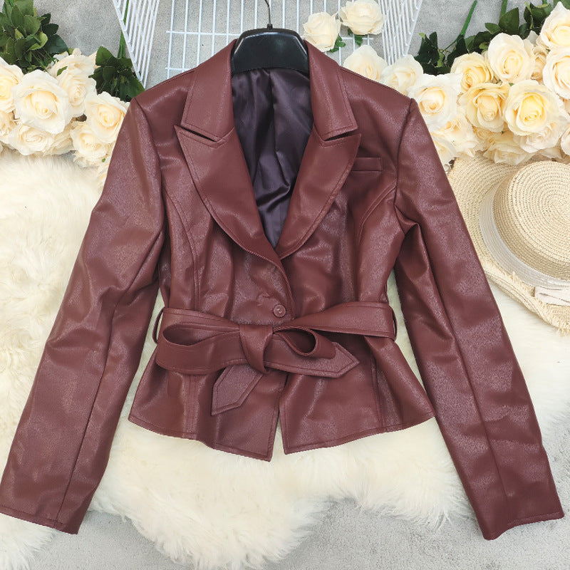 Damen Blazer elegant mit Schnürung | Business Jacke modern