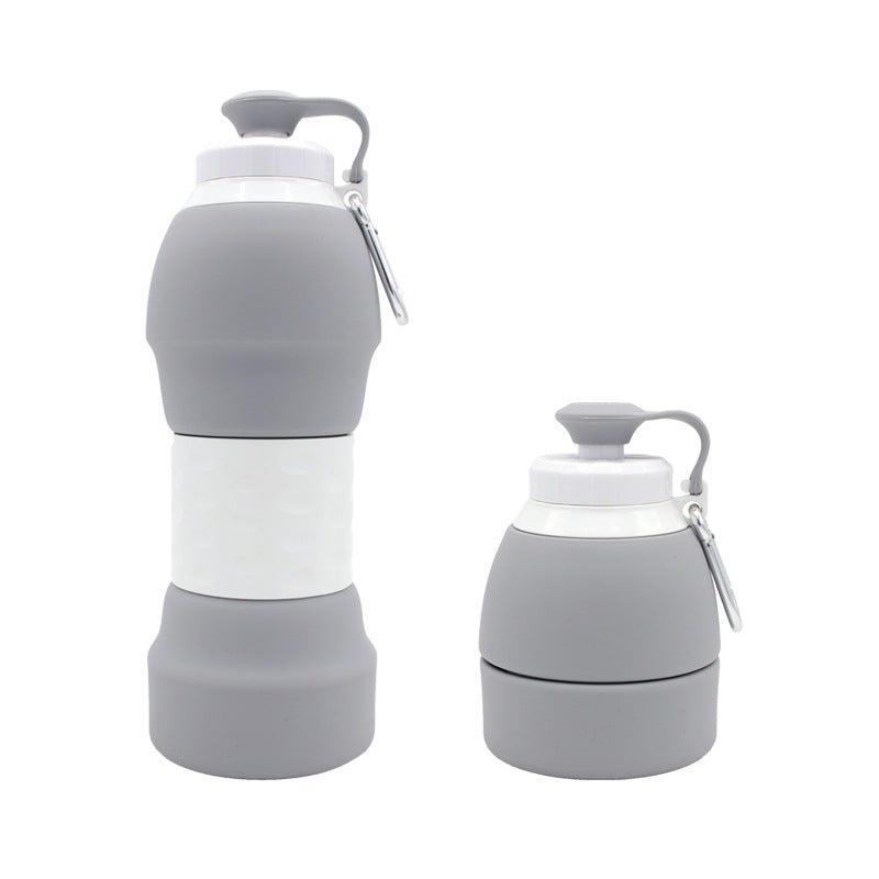 Foldable Silicone Water Bottle Premium – Space-Saving Travel Bottle