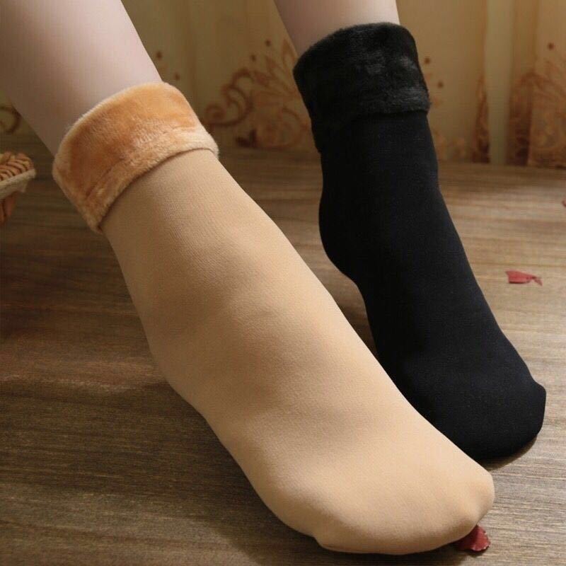 Unisex Winter Kuschelsocken – Dicke Thermo Tube Socken Warm