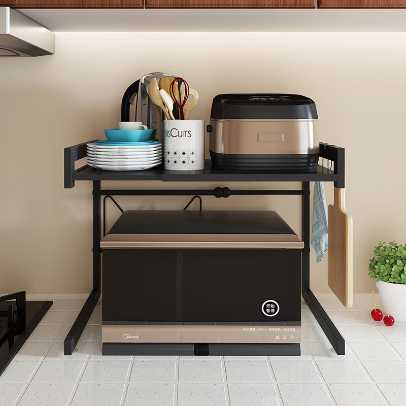 Microwave Shelf Pull-Out | Kitchen Organizer Space-Saving
