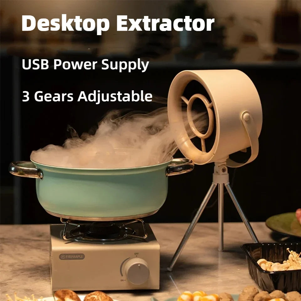 Mini Range Hood USB – Portable Desktop Smoke Extractor