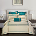 Duvet Cover Set Cotton Embroidery | elegant soft breathable