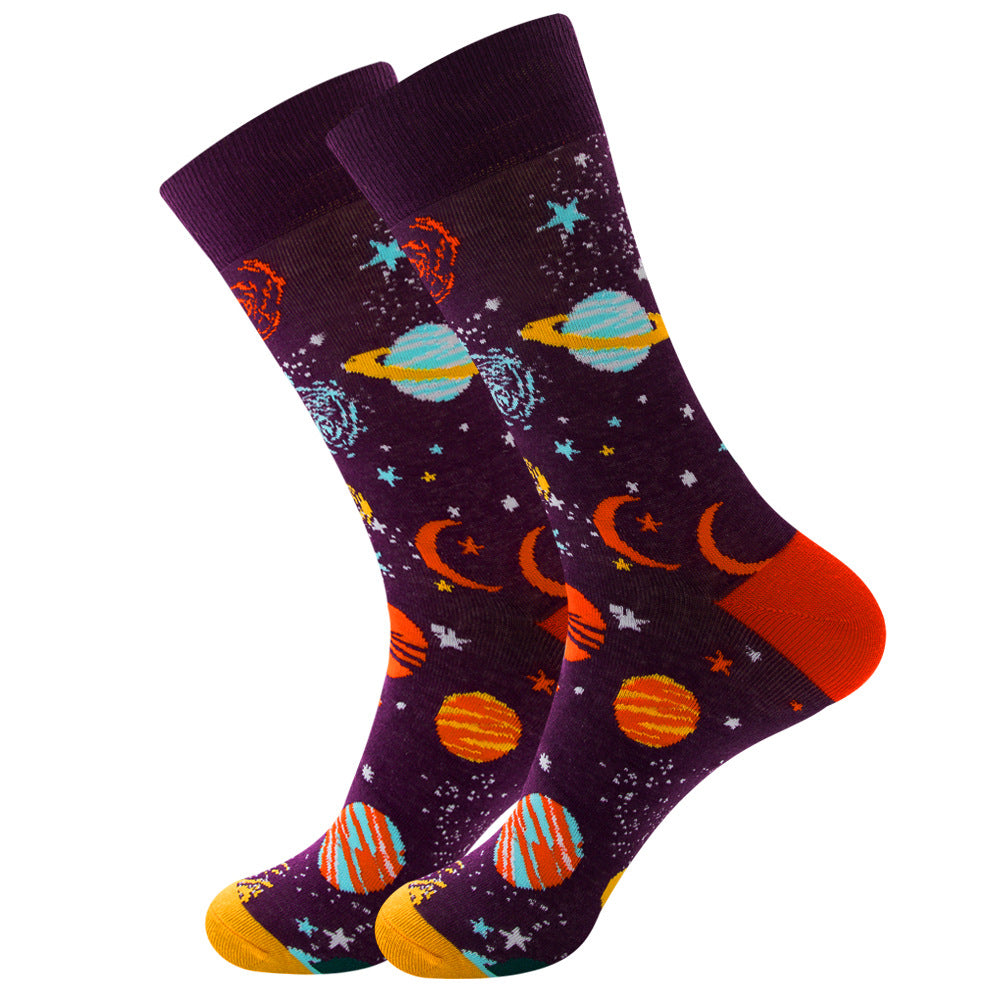 Women's Fashion Socks Geometric | Fruit Street Style Socks