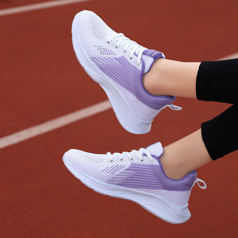 Damen Mesh Sneaker Modisch | Atmungsaktive Freizeitschuhe