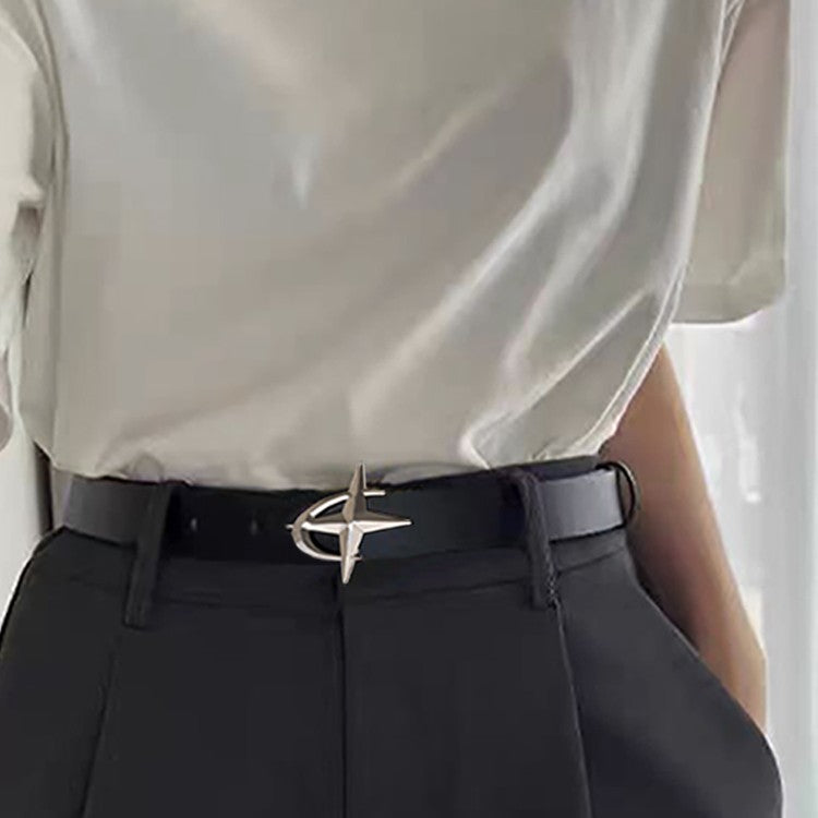 Damen Gürtel Stern Schnalle | Modern Taillengürtel Stylish Fashion