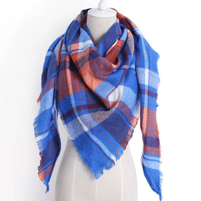 Damen Dreiecksschal Elegant | Herbst Winter Schal Stola