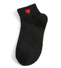 Women's Cotton Socks Heart Design | Cute Love Ankle Socks