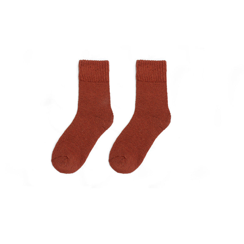 Damen Wollsocken Winter Warm – Dicke Komfort Herbst Socken