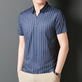 Men's Short-Sleeve Striped Shirt | Summer Leisure Lightweight Modern