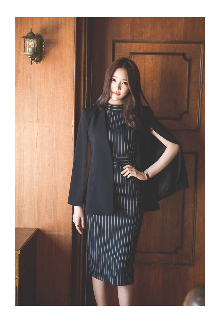 Elegant Business Dress for Women - Figure-hugging Office & Casual Dress