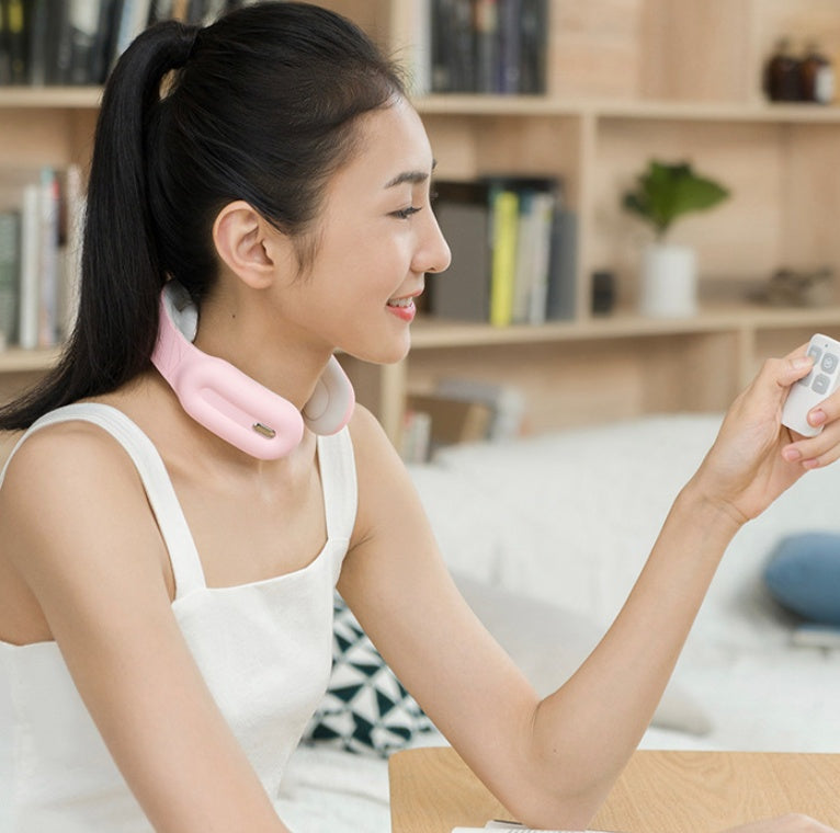 Smart Neck and Shoulder Massager with Remote Control | Electric Relaxation Massage