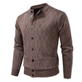 Men's Lined Knitted Sweater – Warm Fleece Sweater Modern