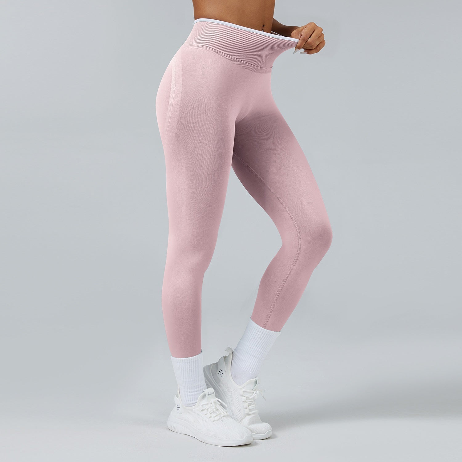 Women's Premium High Waist Sports Leggings – Seamless Dry Fit Yoga Pants